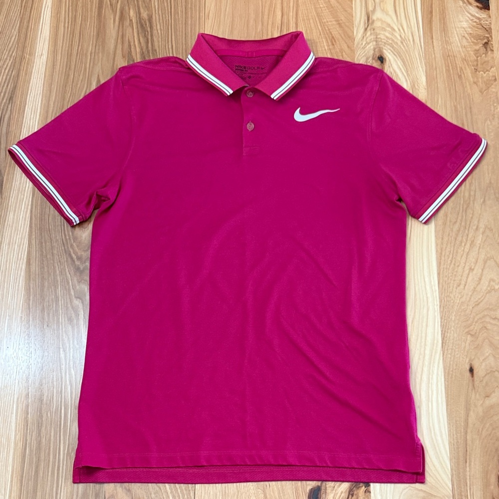 Nike Pink Button Down Shirt